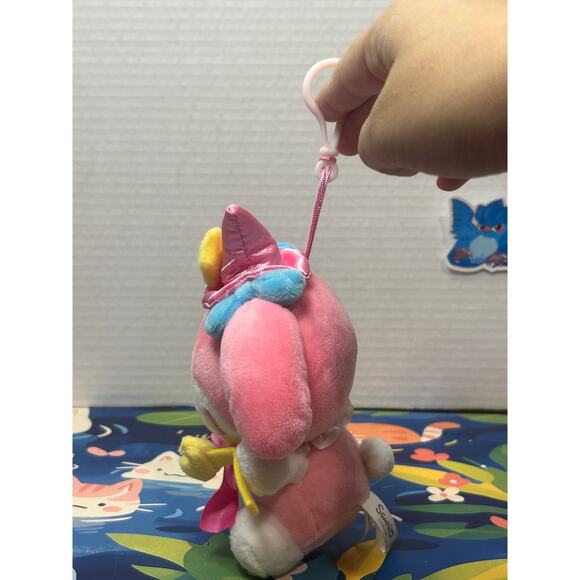 Sanrio Magician My Melody Plush Keycahin Key Chain Clip on Charm - Picture 4 of 8
